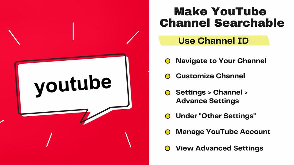 how to find YouTube channel id