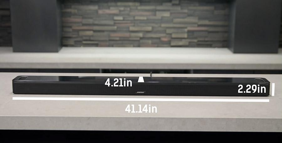 Bose Smart Soundbar 900 dimensions